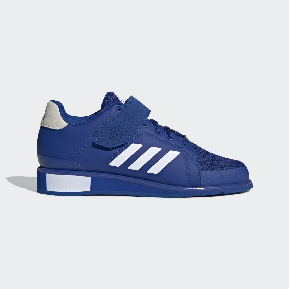 Ghete Haltere Adidas Power Perfect 3 Barbati Romania - Albastru Regal/Albi/Albastru Regal F99835